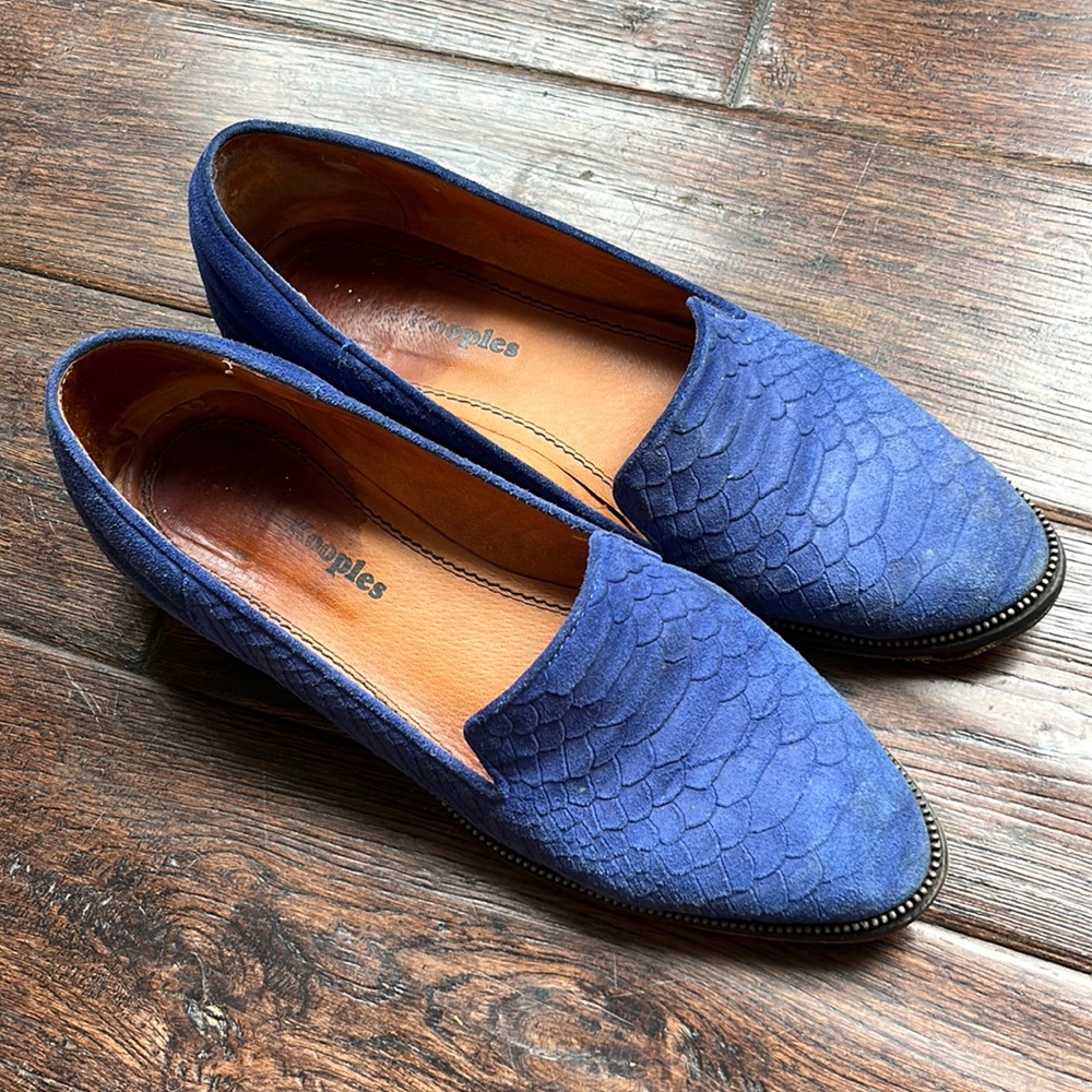 The Kooples blue suede women’s shoes size 40